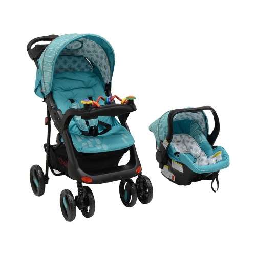Teal travel system top